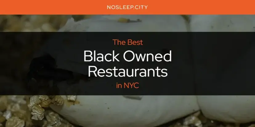 The Absolute Best Black Owned Restaurants in NYC  [Updated 2024]