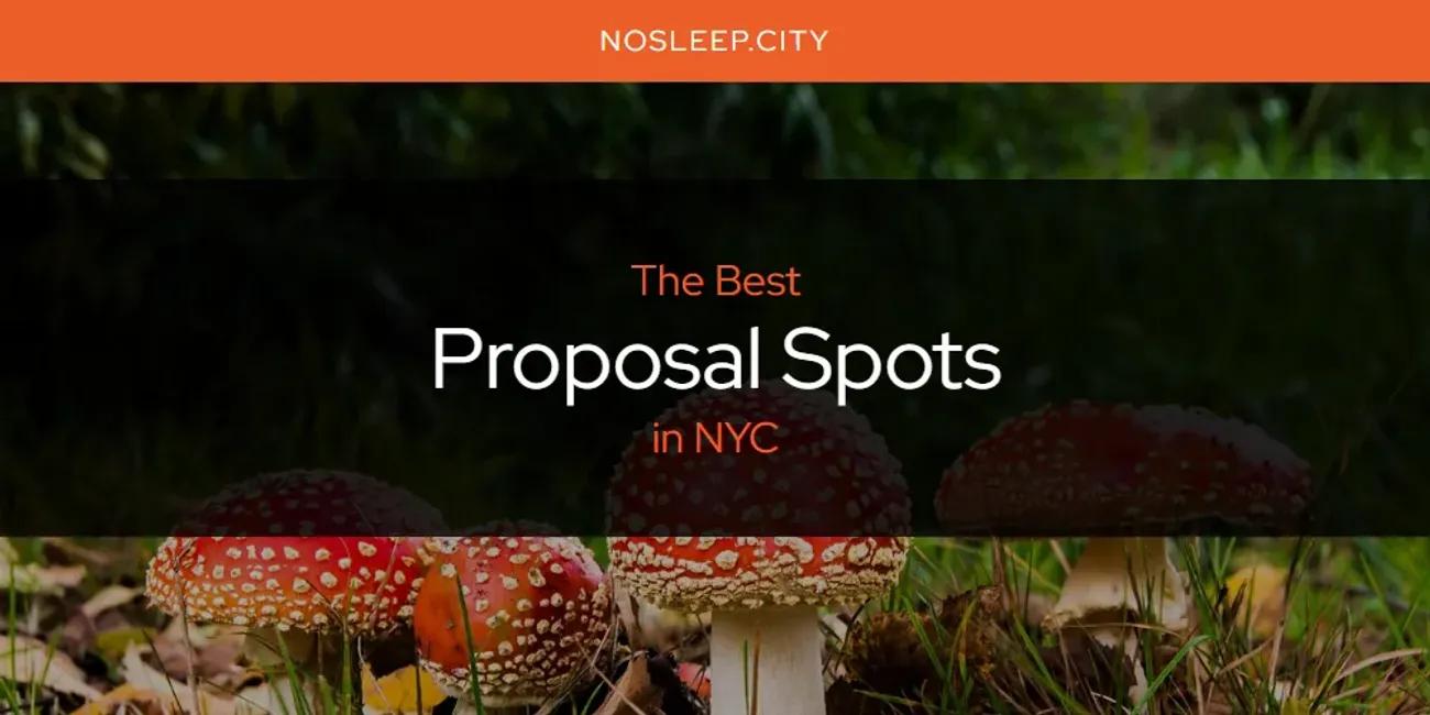 NYC's Best Proposal Spots [Updated 2024]